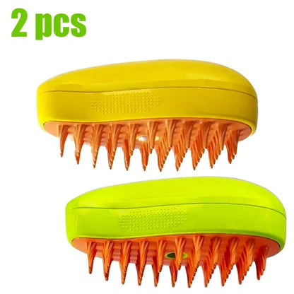 3 in 1 Steam Brush for Dogs and Cats