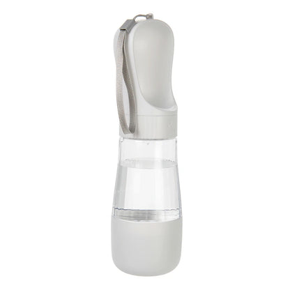 2 in 1 Portable Dog Water Bottle with Food Container
