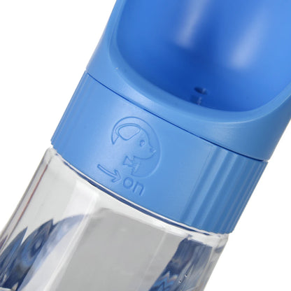 2 in 1 Portable Dog Water Bottle with Food Container