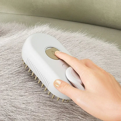 3 in 1 Steam Brush for Dogs and Cats