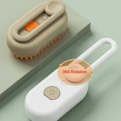 3 in 1 Steam Brush for Dogs and Cats