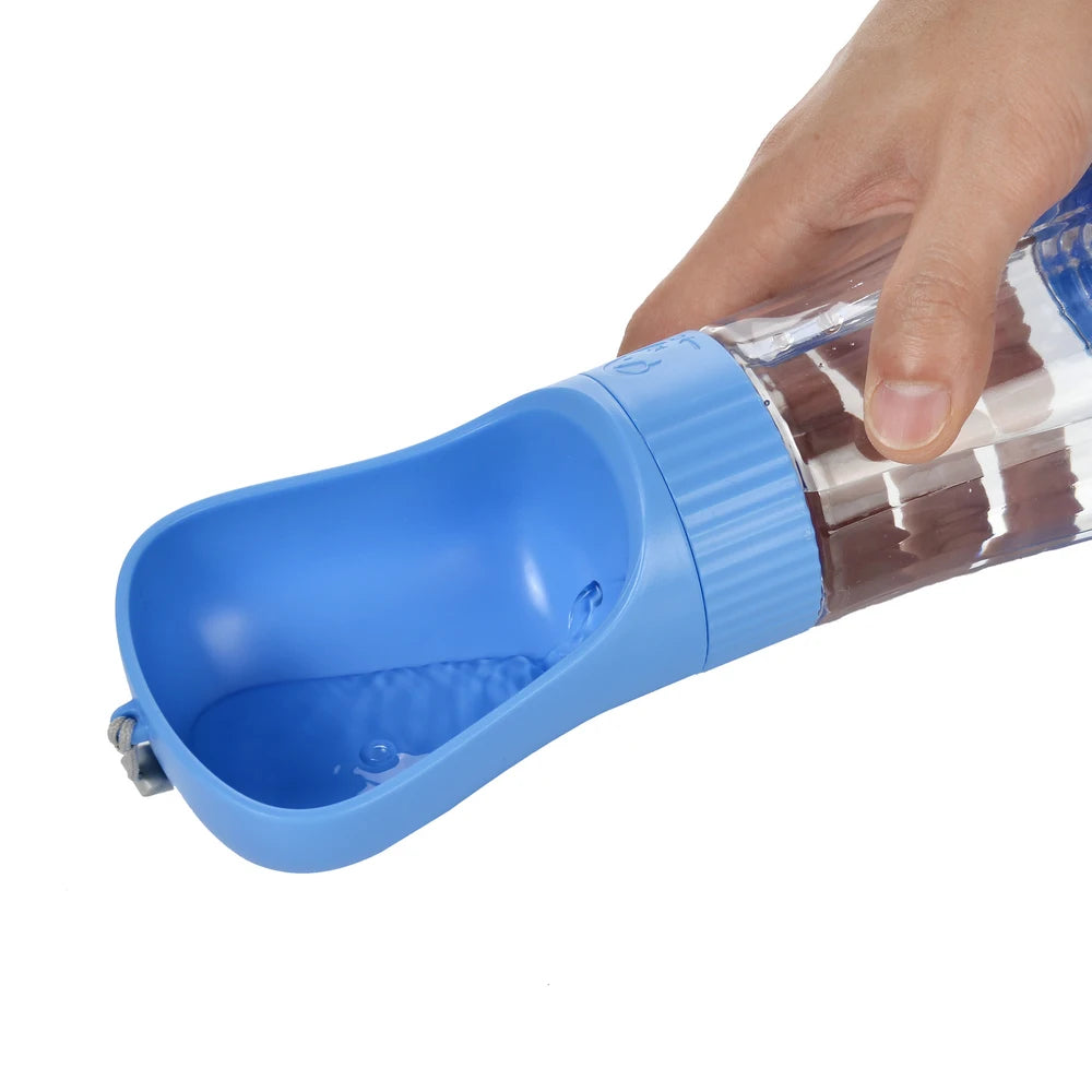 2 in 1 Portable Dog Water Bottle with Food Container