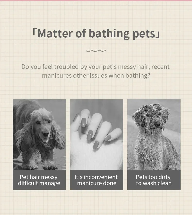 3 in 1 Steam Brush for Dogs and Cats