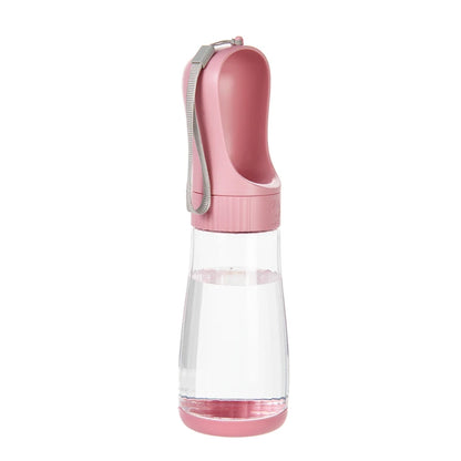2 in 1 Portable Dog Water Bottle with Food Container